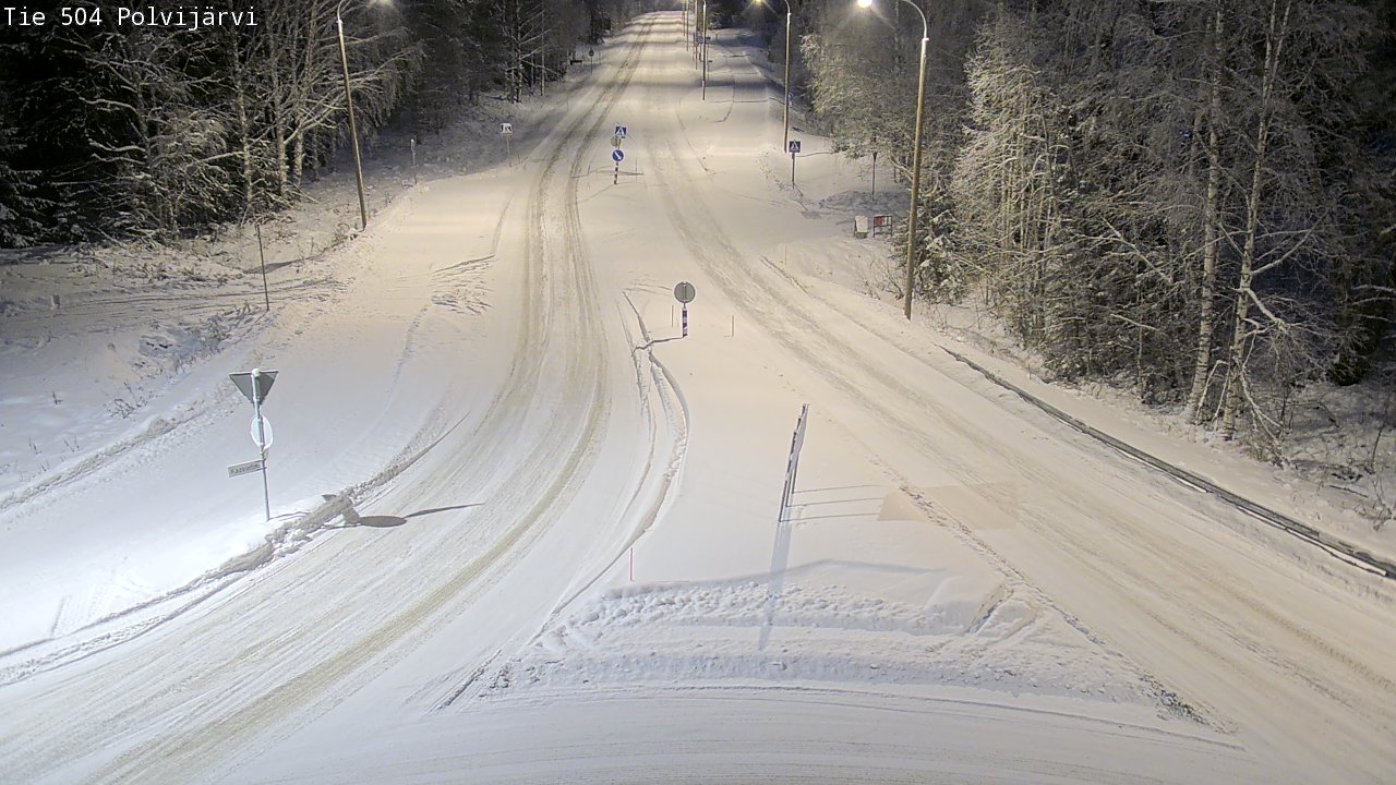 Kelikamerat Kuva Tie 504 Polvijärvi, Polvijärvi, Pohjois-Karjala