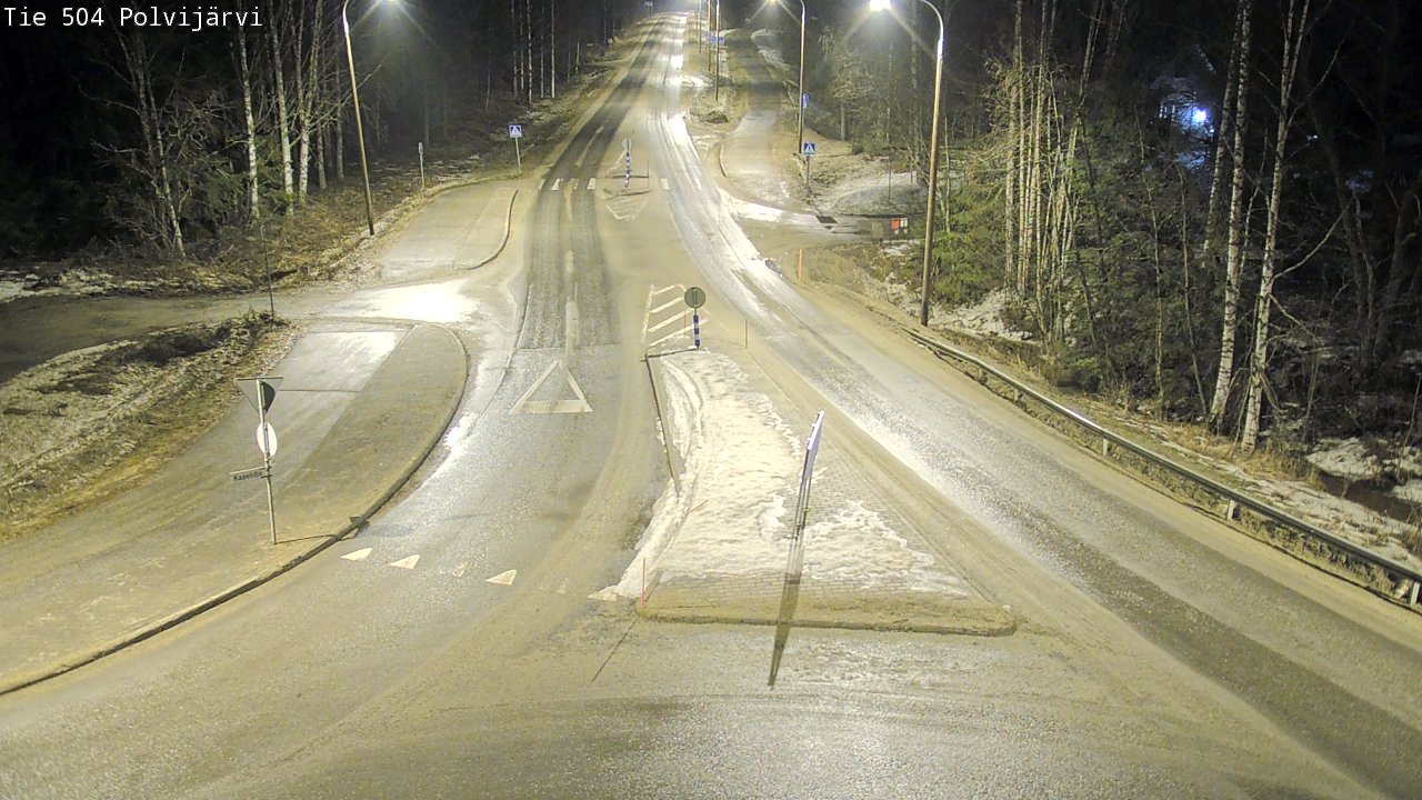 Weather Camera Image Road 504 Polvijärvi, Polvijärvi, Pohjois-Karjala