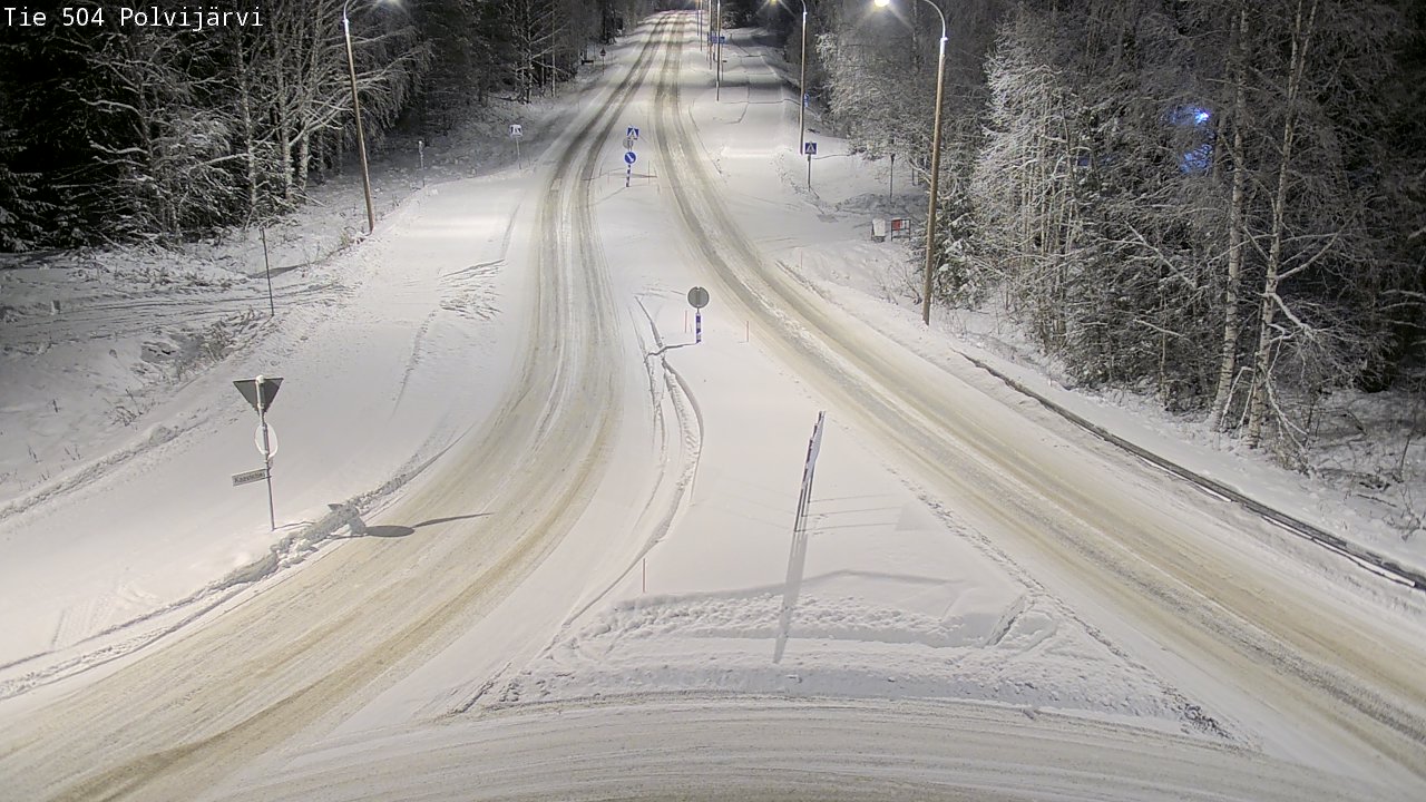 Kelikamerat Kuva Tie 504 Polvijärvi, Polvijärvi, Pohjois-Karjala