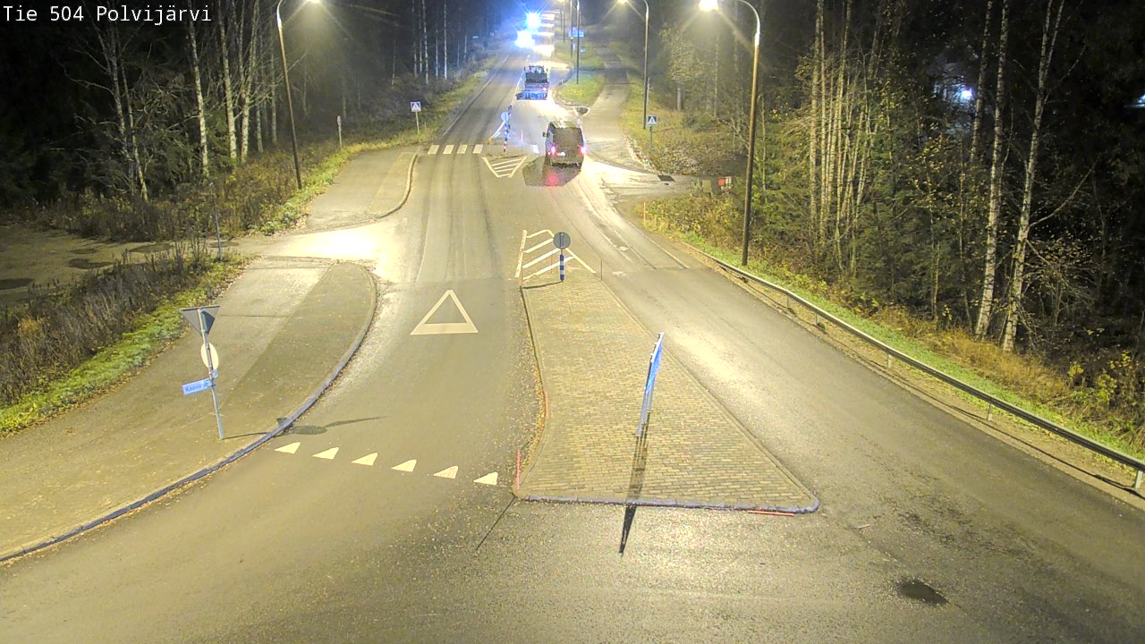 Kelikamerat Kuva Tie 504 Polvijärvi, Polvijärvi, Pohjois-Karjala
