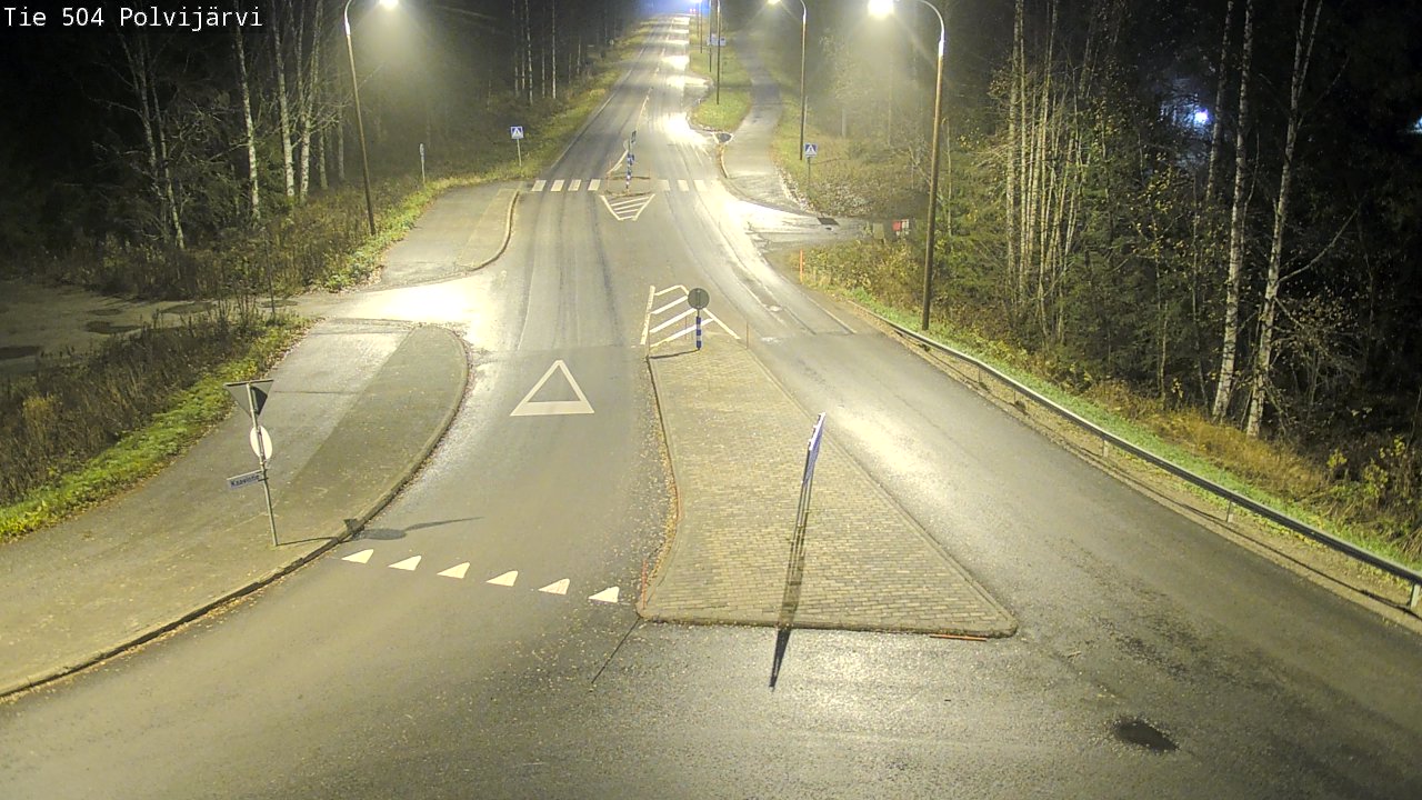 Kelikamerat Kuva Tie 504 Polvijärvi, Polvijärvi, Pohjois-Karjala