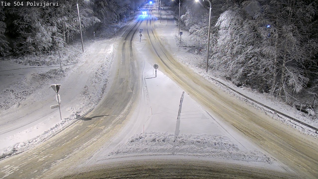 Kelikamerat Kuva Tie 504 Polvijärvi, Polvijärvi, Pohjois-Karjala