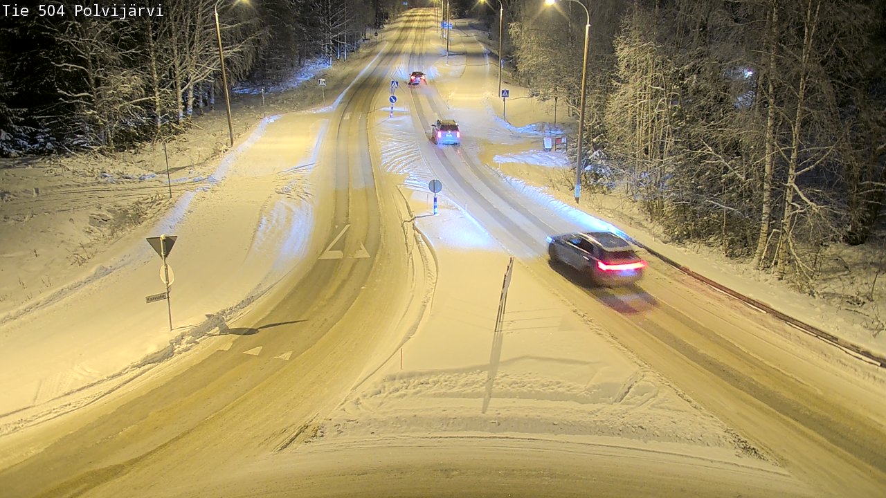 Kelikamerat Kuva Tie 504 Polvijärvi, Polvijärvi, Pohjois-Karjala