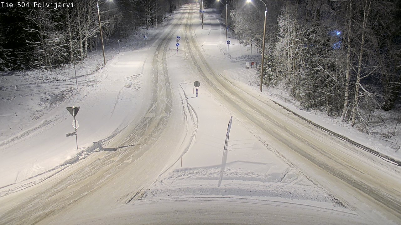 Kelikamerat Kuva Tie 504 Polvijärvi, Polvijärvi, Pohjois-Karjala