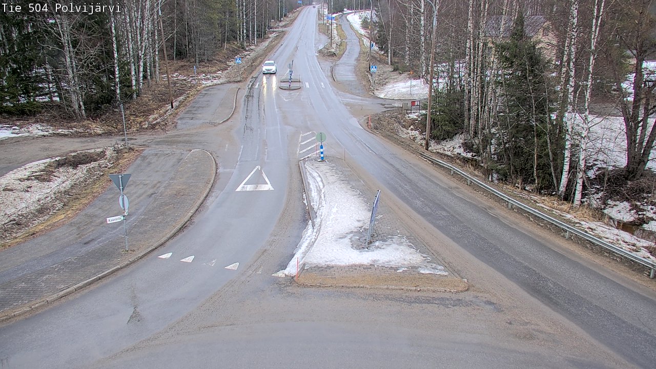 Weather Camera Image Road 504 Polvijärvi, Polvijärvi, Pohjois-Karjala