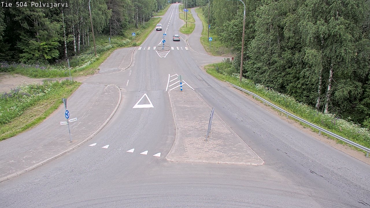 Kelikamerat Kuva Tie 504 Polvijärvi, Polvijärvi, Pohjois-Karjala