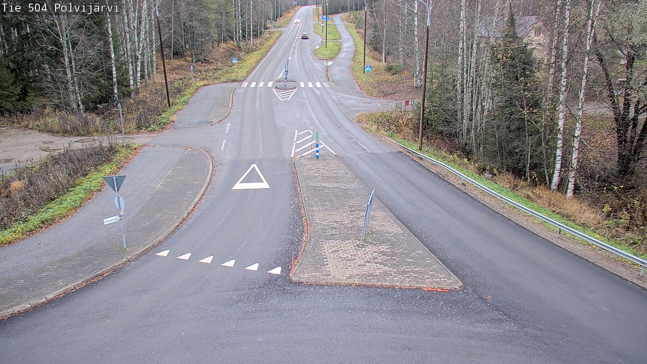 Kelikamerat Kuva Tie 504 Polvijärvi, Polvijärvi, Pohjois-Karjala