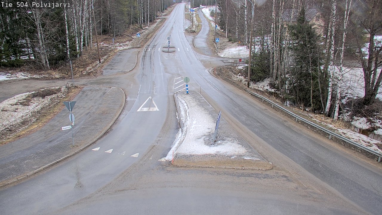 Weather Camera Image Road 504 Polvijärvi, Polvijärvi, Pohjois-Karjala