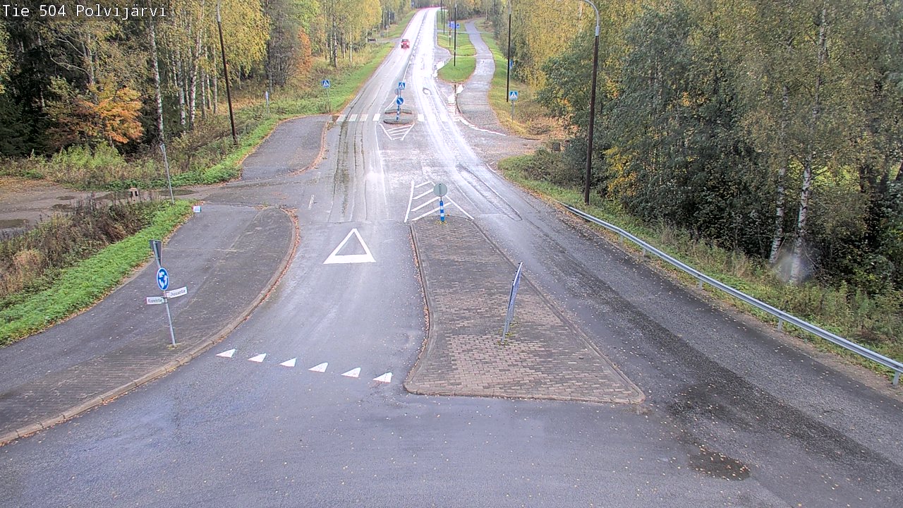 Weather Camera Image Road 504 Polvijärvi, Polvijärvi, Pohjois-Karjala