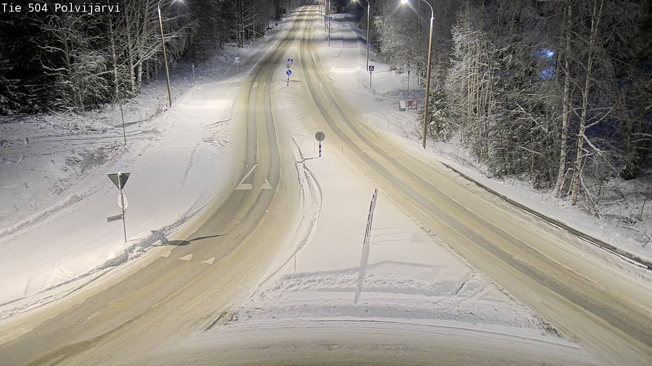 Kelikamerat Kuva Tie 504 Polvijärvi, Polvijärvi, Pohjois-Karjala