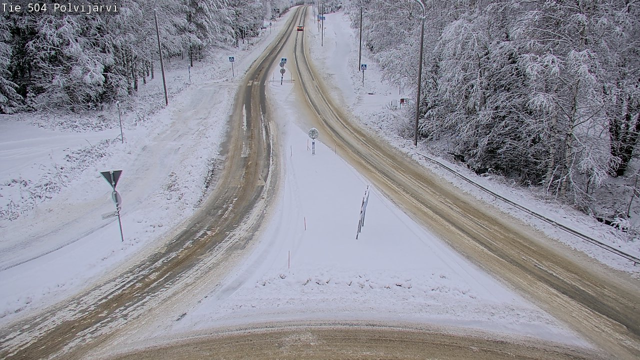Kelikamerat Kuva Tie 504 Polvijärvi, Polvijärvi, Pohjois-Karjala