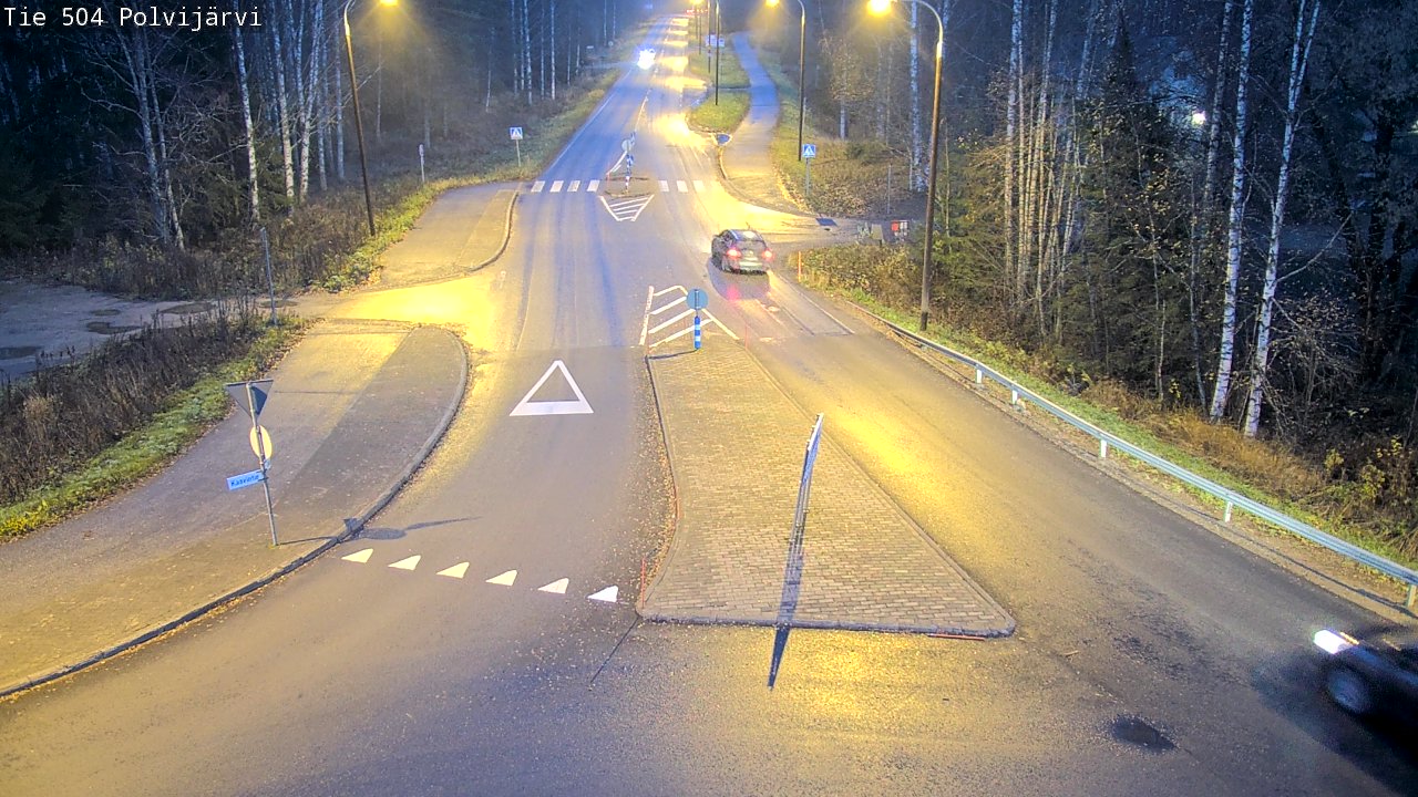 Kelikamerat Kuva Tie 504 Polvijärvi, Polvijärvi, Pohjois-Karjala