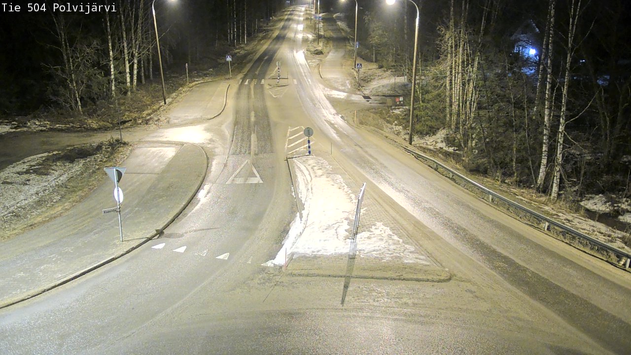 Weather Camera Image Road 504 Polvijärvi, Polvijärvi, Pohjois-Karjala