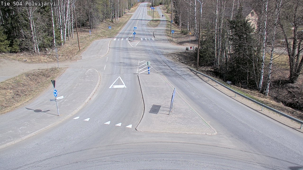 Weather Camera Image Road 504 Polvijärvi, Polvijärvi, Pohjois-Karjala