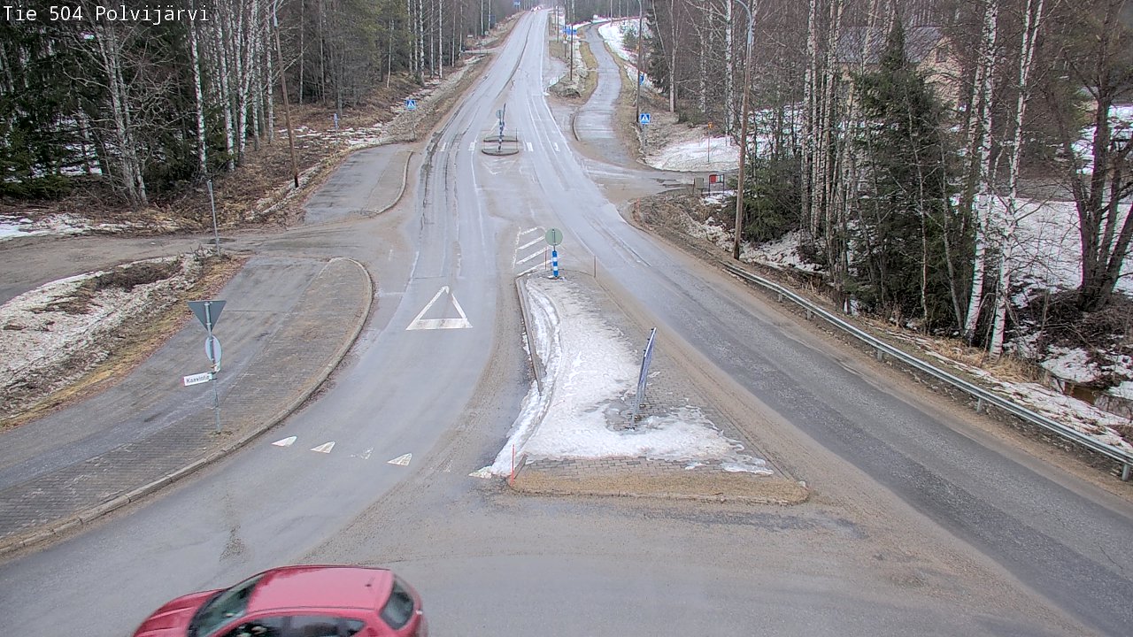 Weather Camera Image Road 504 Polvijärvi, Polvijärvi, Pohjois-Karjala