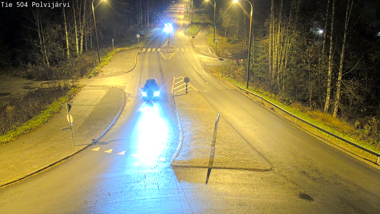 Kelikamerat Kuva Tie 504 Polvijärvi, Polvijärvi, Pohjois-Karjala