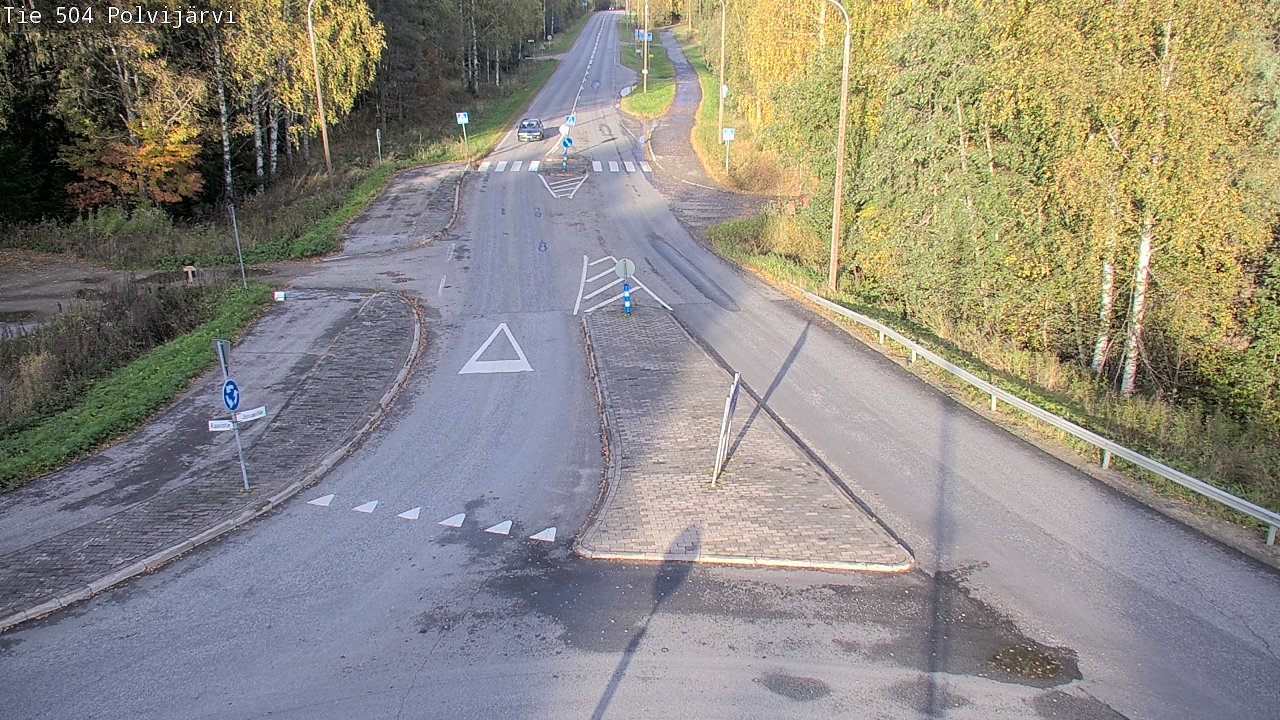 Kelikamerat Kuva Tie 504 Polvijärvi, Polvijärvi, Pohjois-Karjala