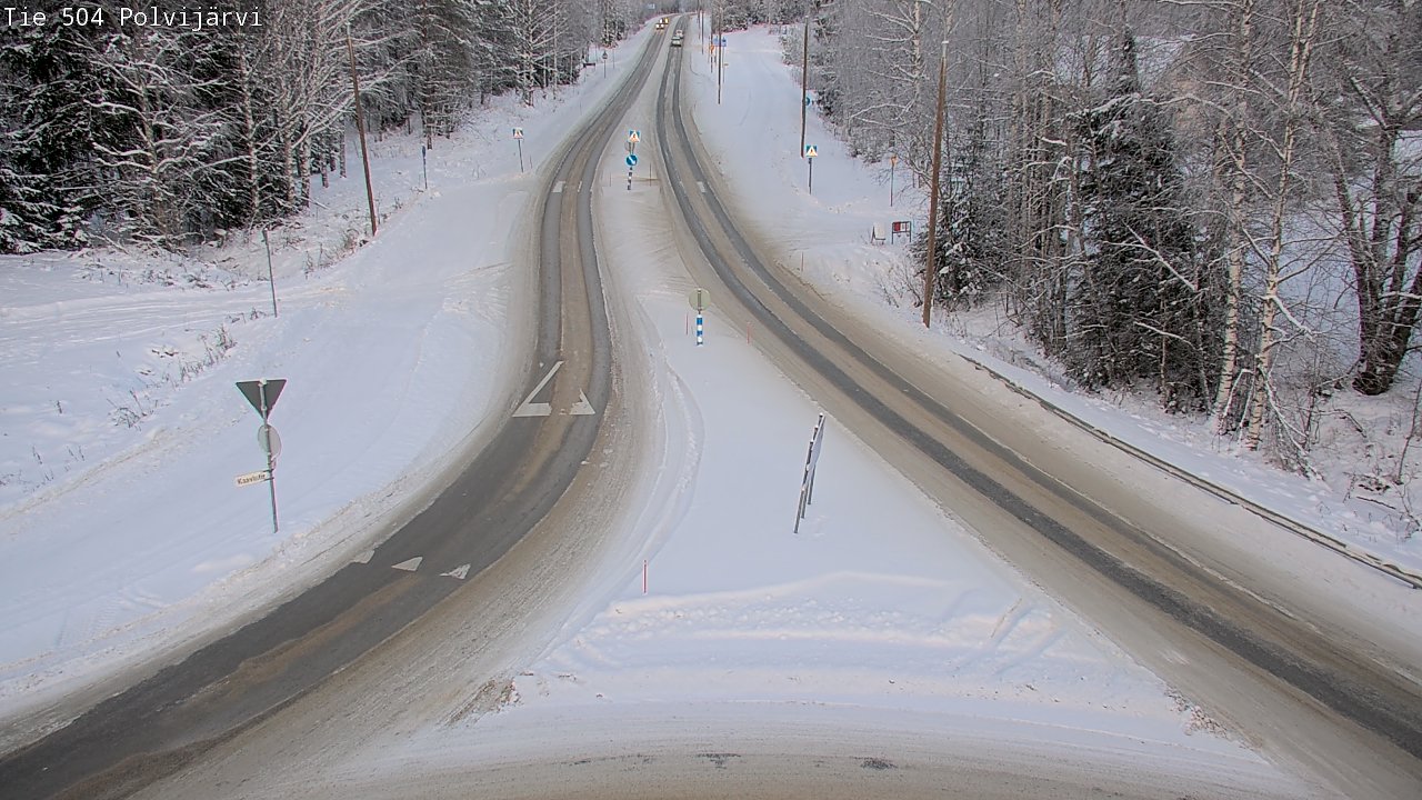 Kelikamerat Kuva Tie 504 Polvijärvi, Polvijärvi, Pohjois-Karjala