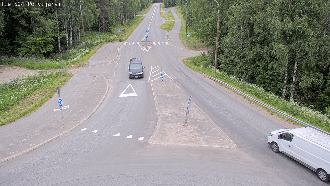 Kelikamerat Kuva Tie 504 Polvijärvi, Polvijärvi, Pohjois-Karjala