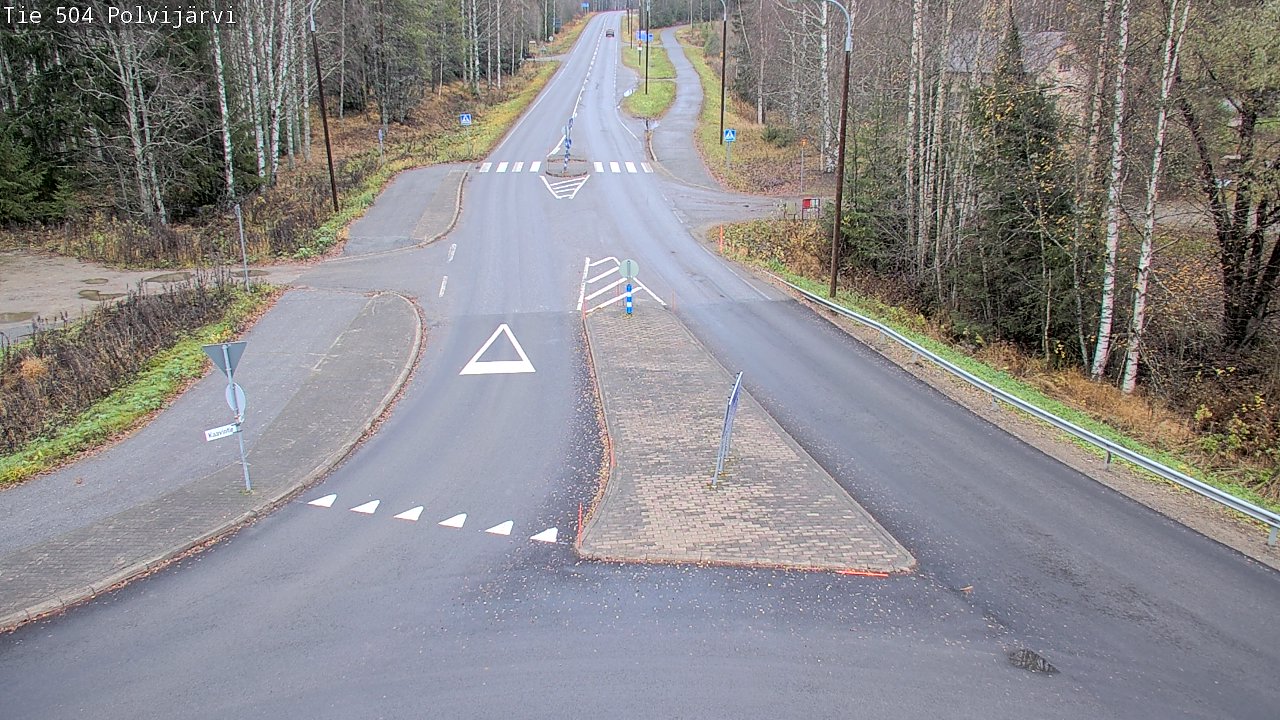Kelikamerat Kuva Tie 504 Polvijärvi, Polvijärvi, Pohjois-Karjala