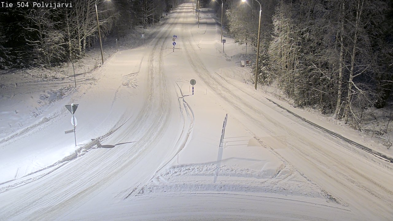 Kelikamerat Kuva Tie 504 Polvijärvi, Polvijärvi, Pohjois-Karjala