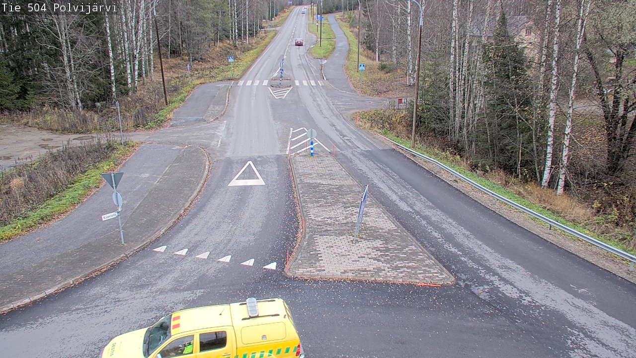 Kelikamerat Kuva Tie 504 Polvijärvi, Polvijärvi, Pohjois-Karjala