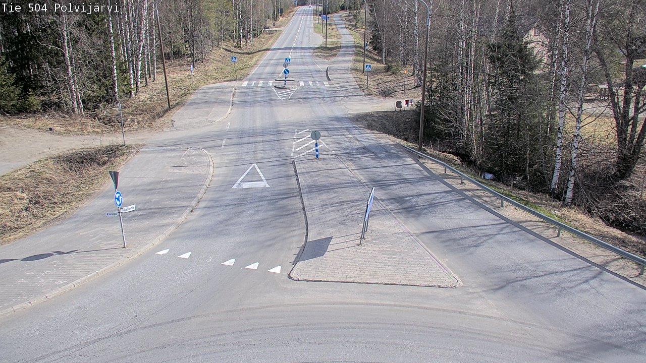 Weather Camera Image Road 504 Polvijärvi, Polvijärvi, Pohjois-Karjala