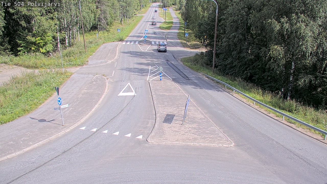 Weather Camera Image Road 504 Polvijärvi, Polvijärvi, Pohjois-Karjala
