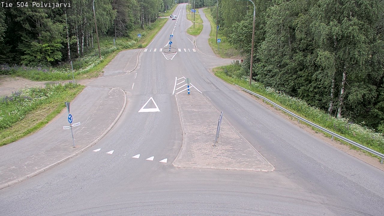 Kelikamerat Kuva Tie 504 Polvijärvi, Polvijärvi, Pohjois-Karjala