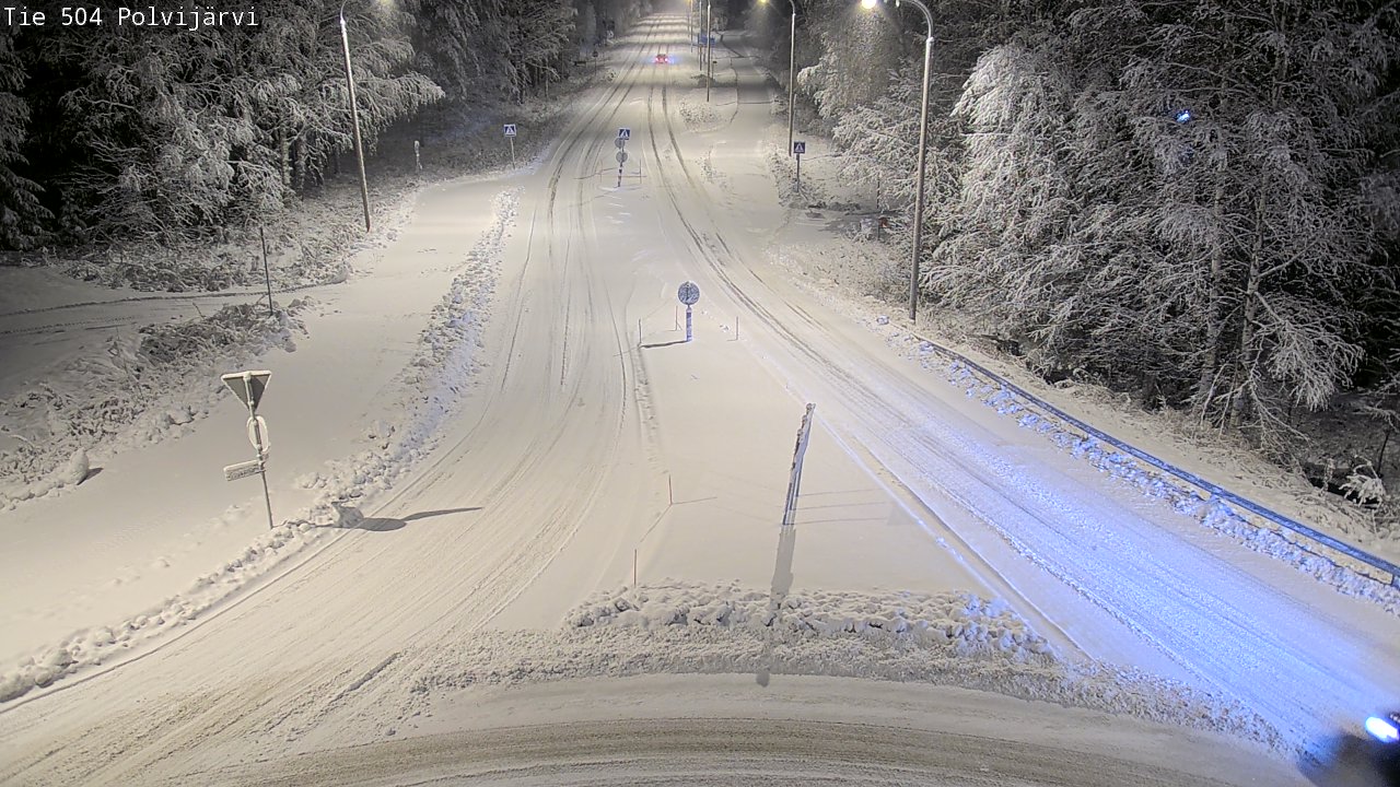 Kelikamerat Kuva Tie 504 Polvijärvi, Polvijärvi, Pohjois-Karjala