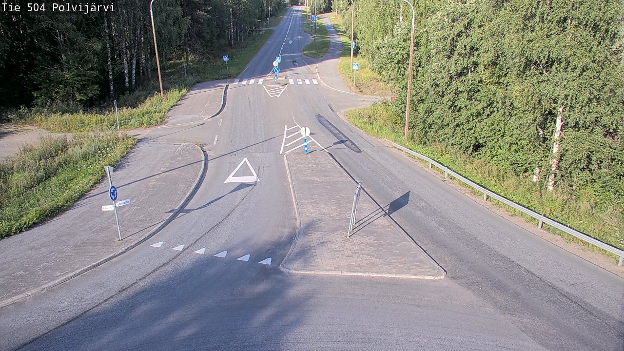 Weather Camera Image Road 504 Polvijärvi, Polvijärvi, Pohjois-Karjala
