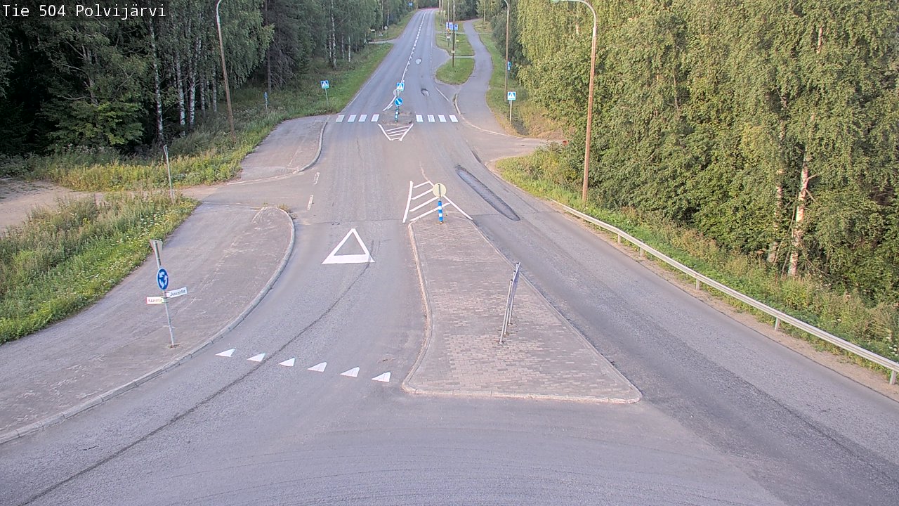 Weather Camera Image Road 504 Polvijärvi, Polvijärvi, Pohjois-Karjala