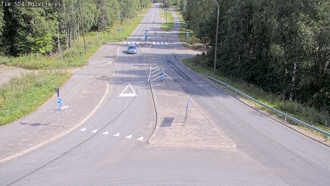 Weather Camera Image Road 504 Polvijärvi, Polvijärvi, Pohjois-Karjala