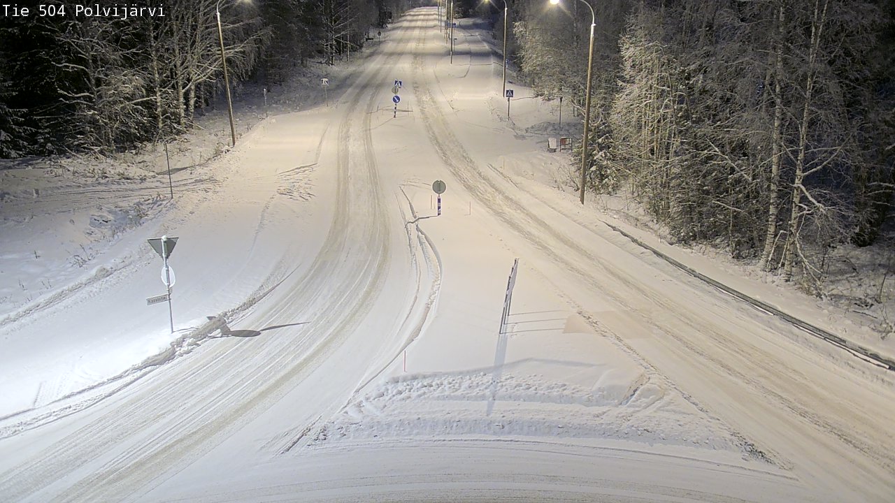 Kelikamerat Kuva Tie 504 Polvijärvi, Polvijärvi, Pohjois-Karjala