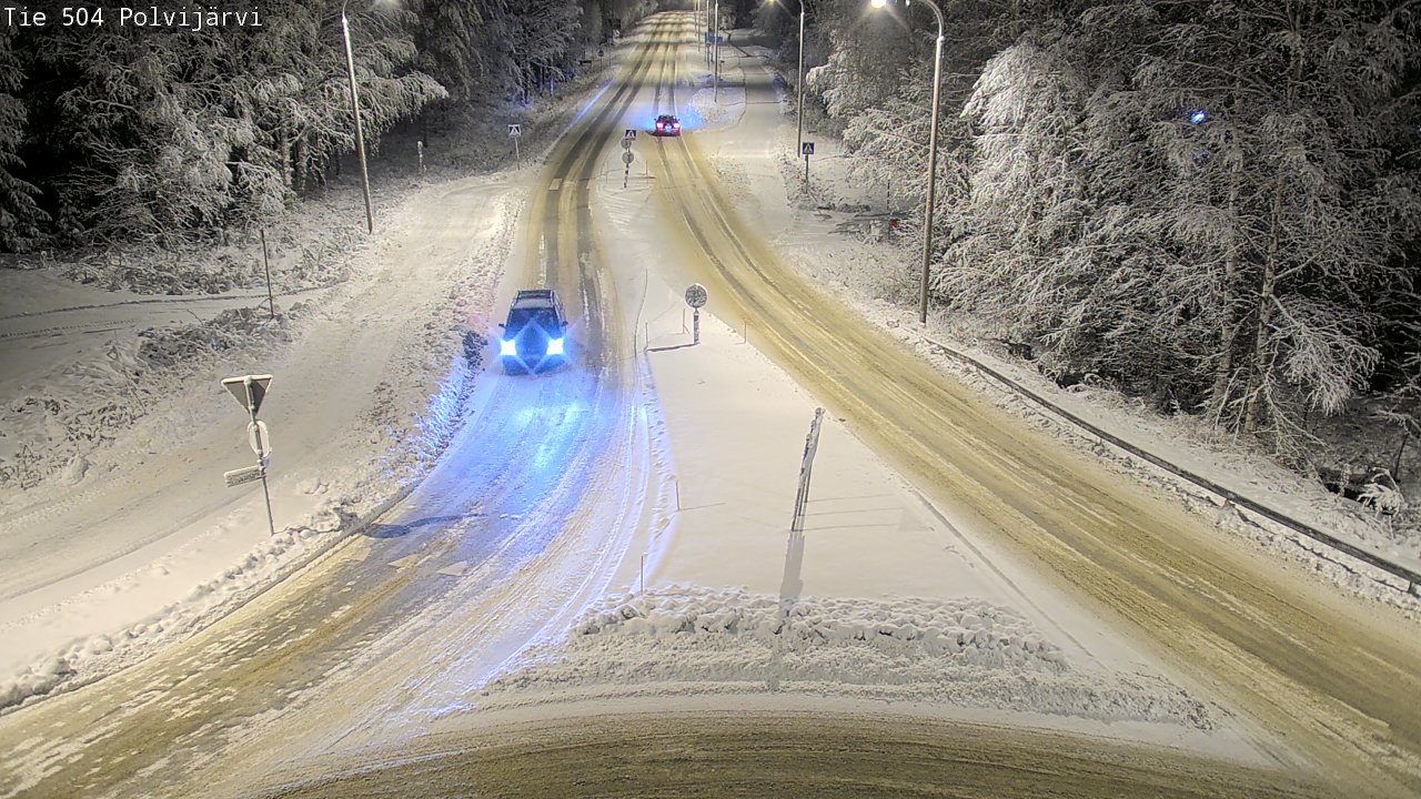 Kelikamerat Kuva Tie 504 Polvijärvi, Polvijärvi, Pohjois-Karjala