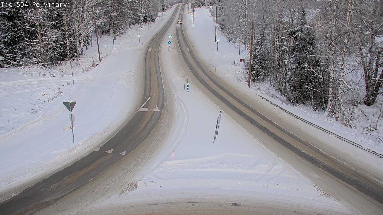 Kelikamerat Kuva Tie 504 Polvijärvi, Polvijärvi, Pohjois-Karjala