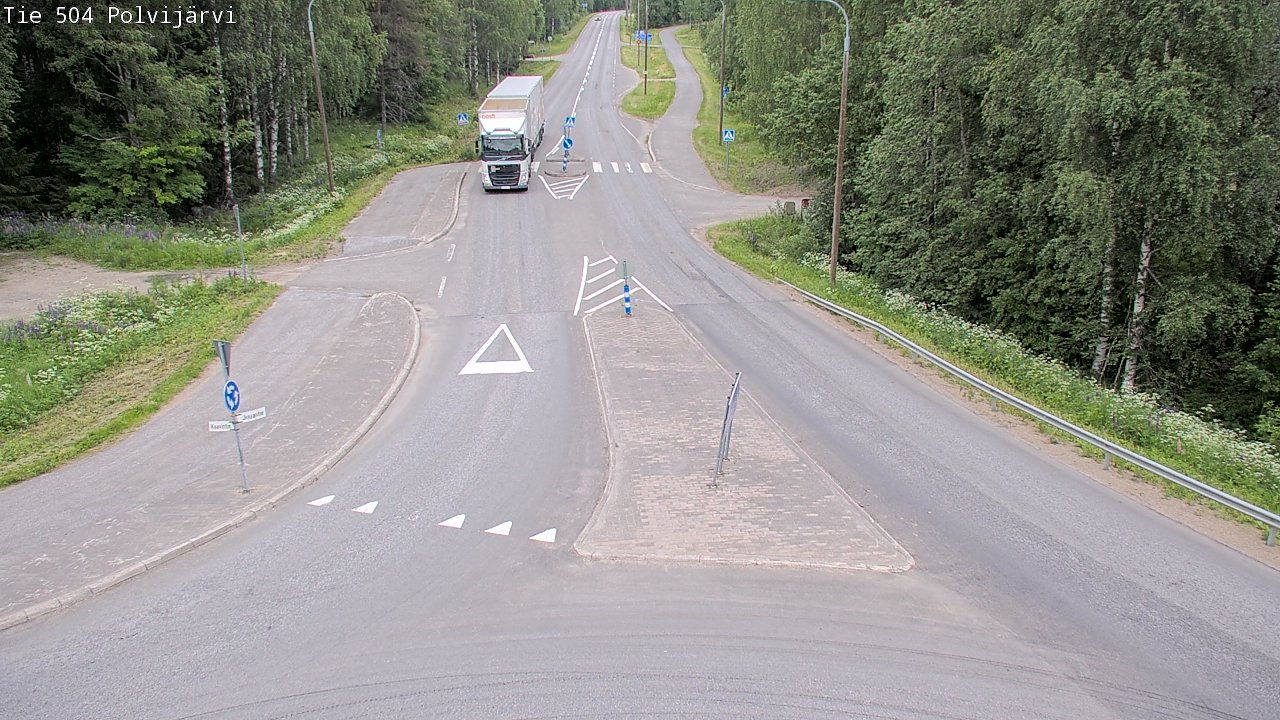 Kelikamerat Kuva Tie 504 Polvijärvi, Polvijärvi, Pohjois-Karjala