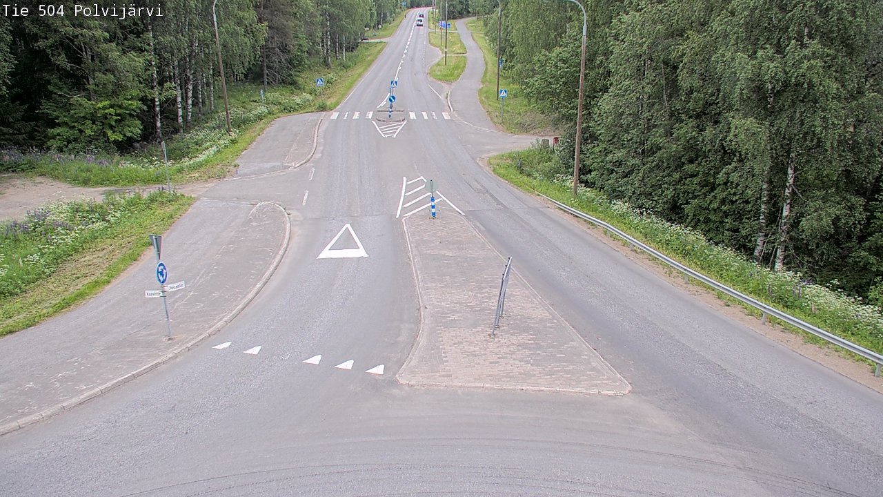 Kelikamerat Kuva Tie 504 Polvijärvi, Polvijärvi, Pohjois-Karjala