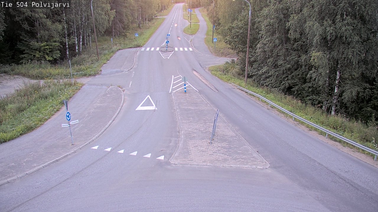 Weather Camera Image Road 504 Polvijärvi, Polvijärvi, Pohjois-Karjala