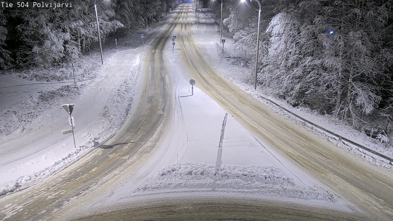 Kelikamerat Kuva Tie 504 Polvijärvi, Polvijärvi, Pohjois-Karjala