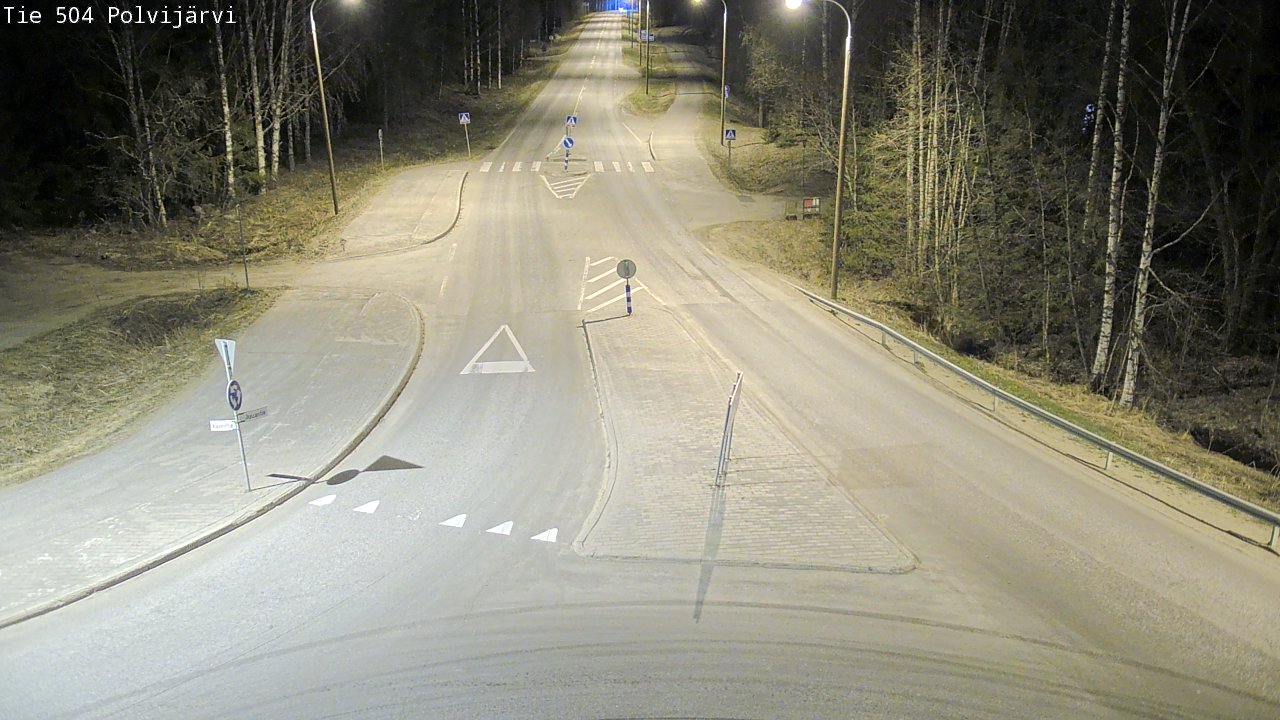 Weather Camera Image Road 504 Polvijärvi, Polvijärvi, Pohjois-Karjala