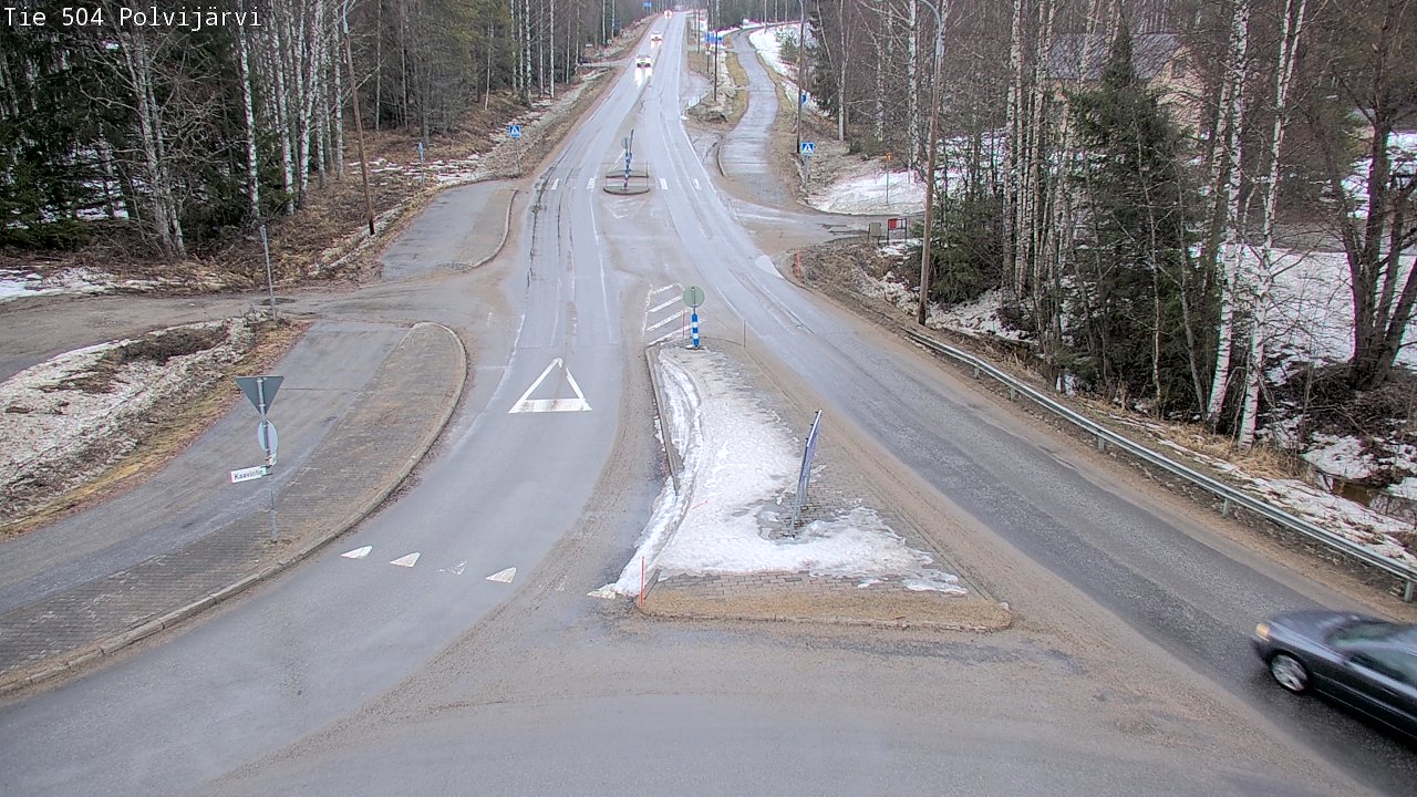 Weather Camera Image Road 504 Polvijärvi, Polvijärvi, Pohjois-Karjala