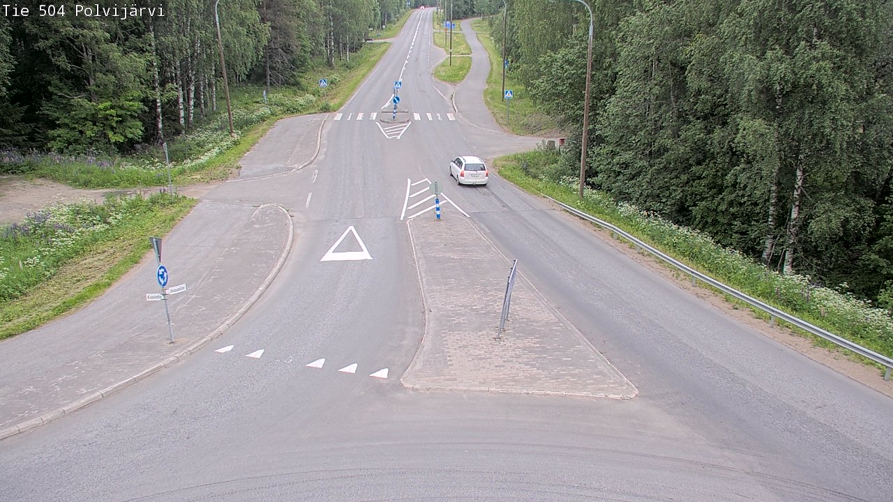 Kelikamerat Kuva Tie 504 Polvijärvi, Polvijärvi, Pohjois-Karjala