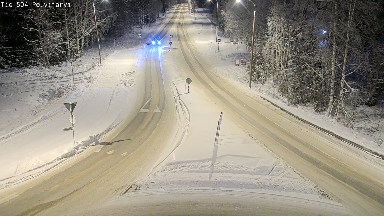 Kelikamerat Kuva Tie 504 Polvijärvi, Polvijärvi, Pohjois-Karjala