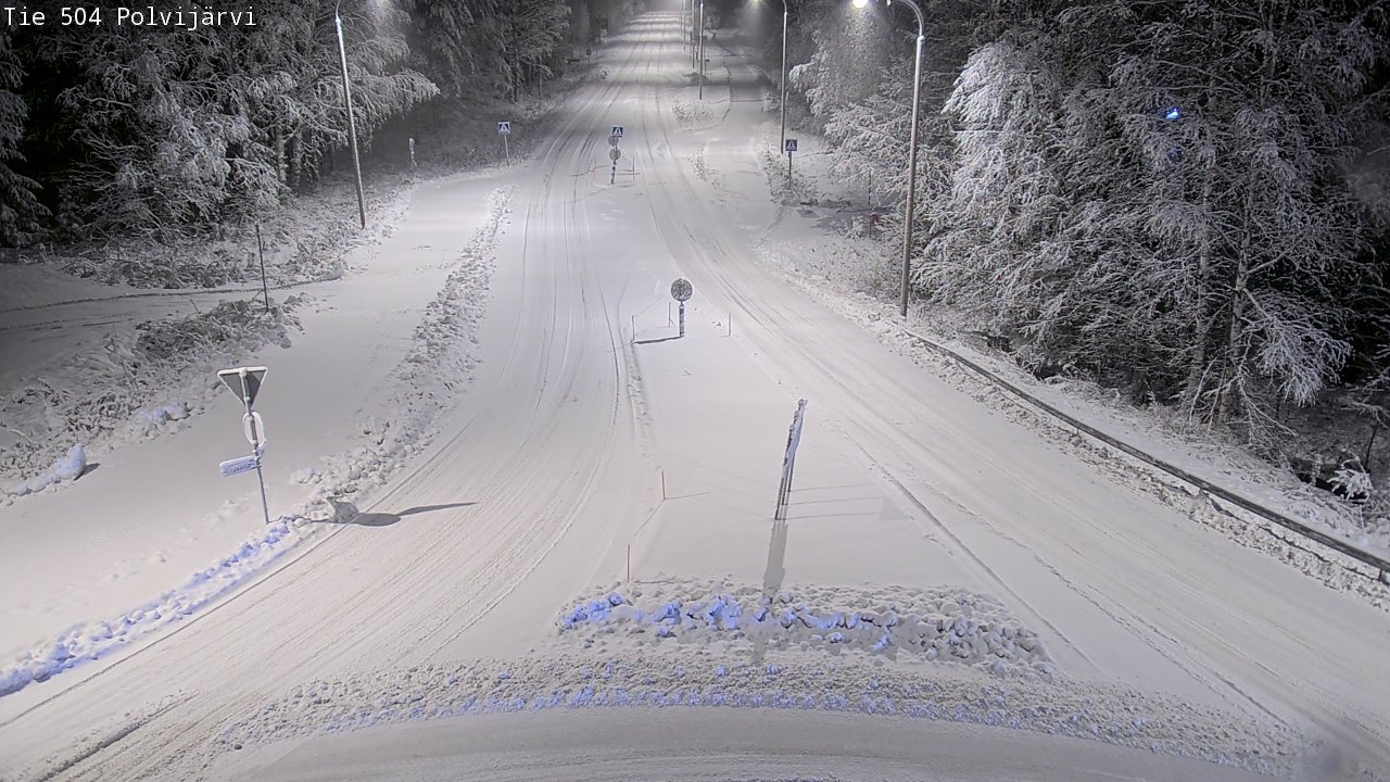 Kelikamerat Kuva Tie 504 Polvijärvi, Polvijärvi, Pohjois-Karjala