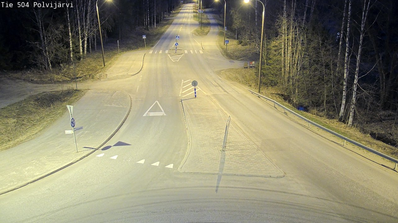 Weather Camera Image Road 504 Polvijärvi, Polvijärvi, Pohjois-Karjala