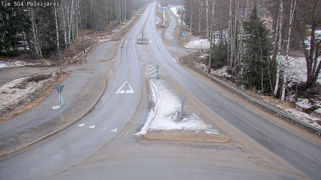 Weather Camera Image Road 504 Polvijärvi, Polvijärvi, Pohjois-Karjala