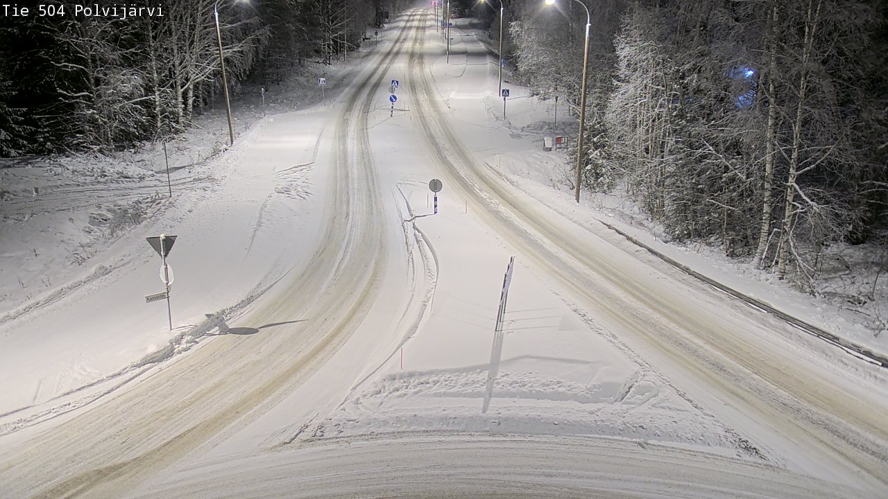 Kelikamerat Kuva Tie 504 Polvijärvi, Polvijärvi, Pohjois-Karjala