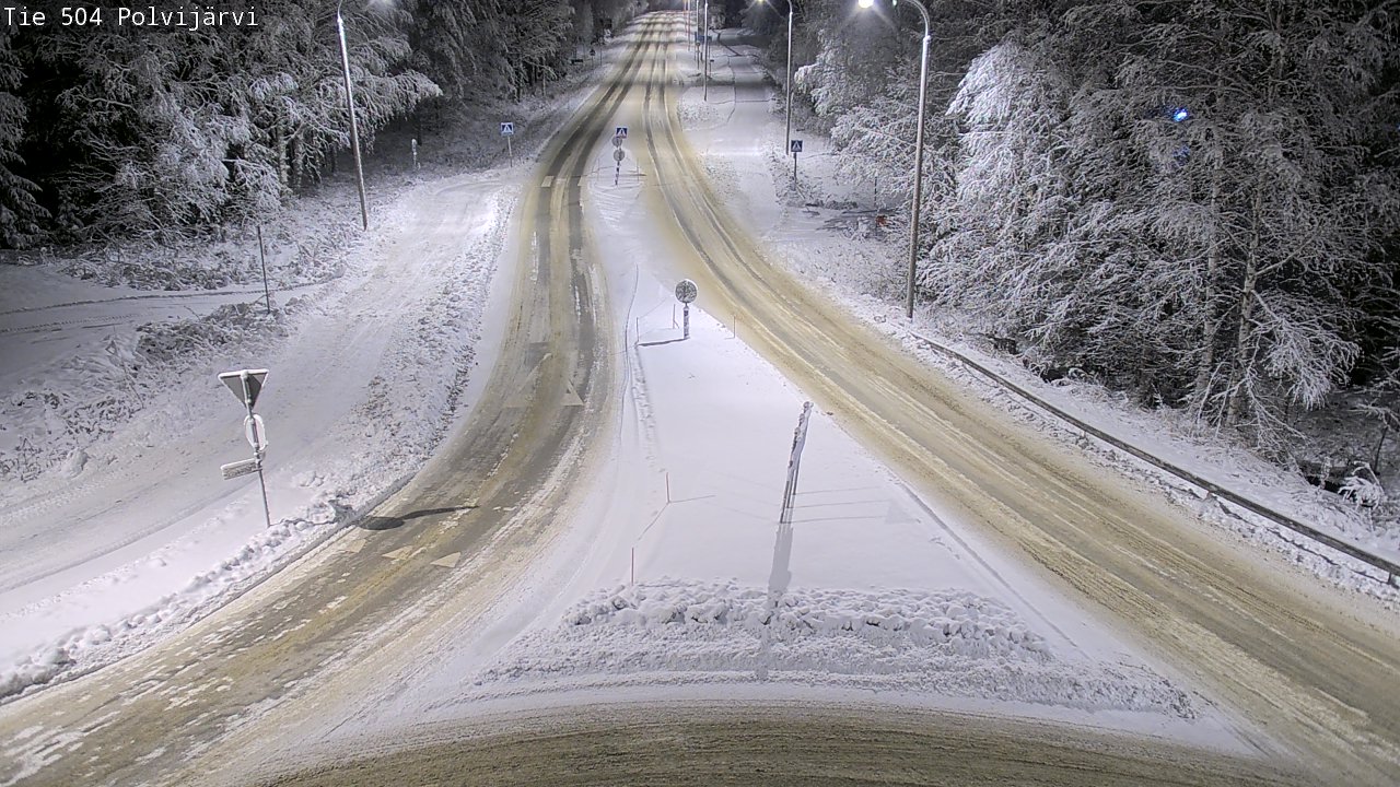 Kelikamerat Kuva Tie 504 Polvijärvi, Polvijärvi, Pohjois-Karjala