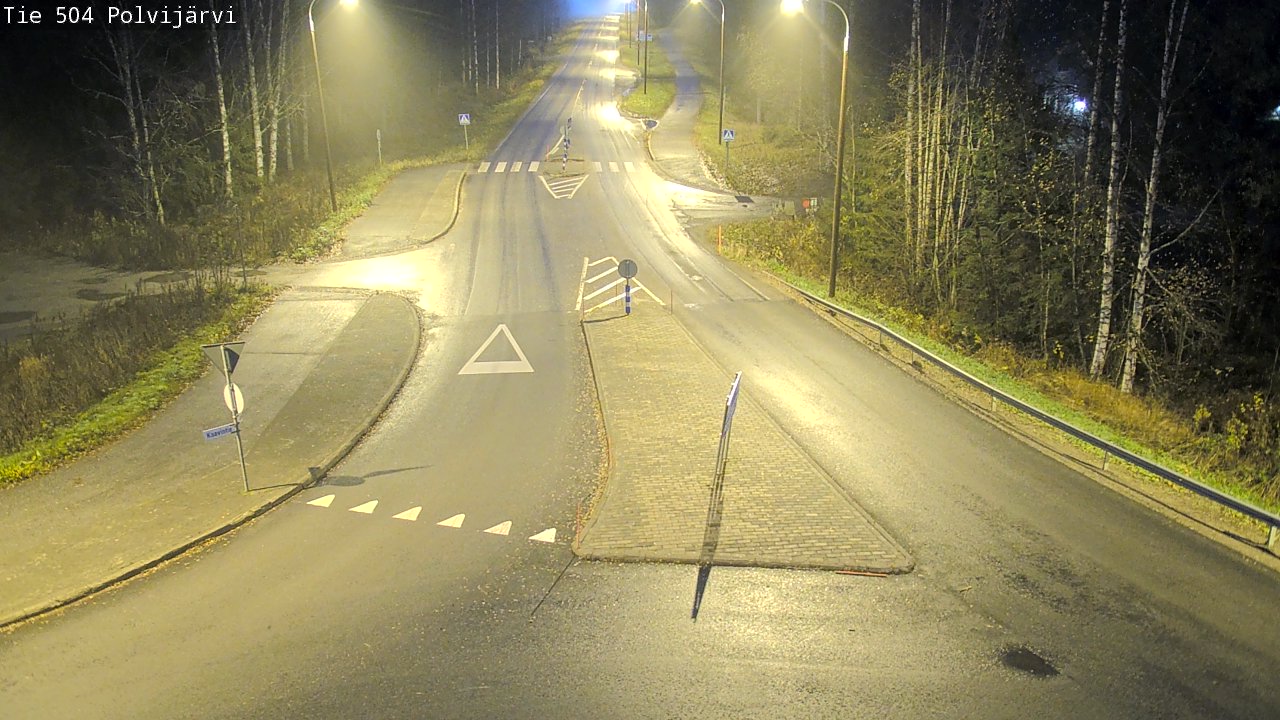 Kelikamerat Kuva Tie 504 Polvijärvi, Polvijärvi, Pohjois-Karjala